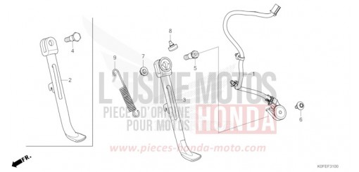 BEQUILLE Z125MAS de 2025